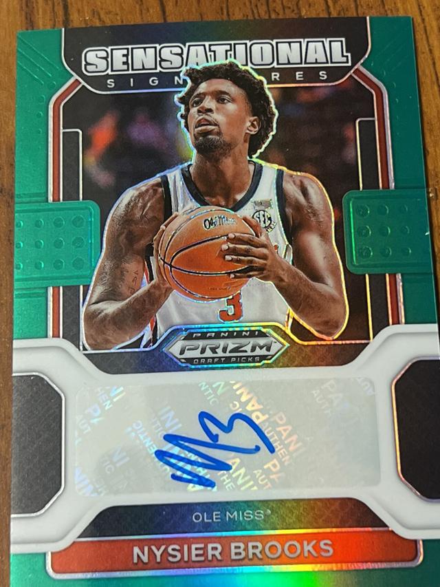 2022 Panini Prizm Draft Picks Basketball Nysier Brooks #SS-NBR