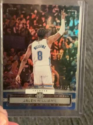 2022-23 Panini Revolution Jalen Williams Shock Wave Set Cosmic /99 #13