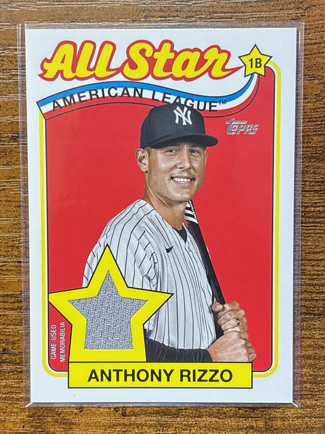 2024 Topps Series 2 Anthony Rizzo All Star Game Used Patch Relic #89ASR-AR