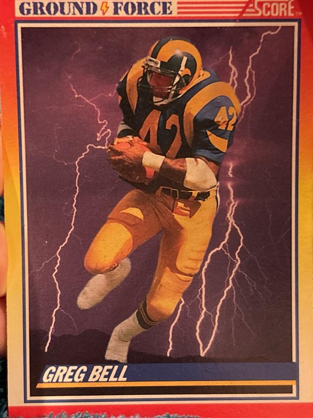 1990 Score Football Greg Bell Base Set #328