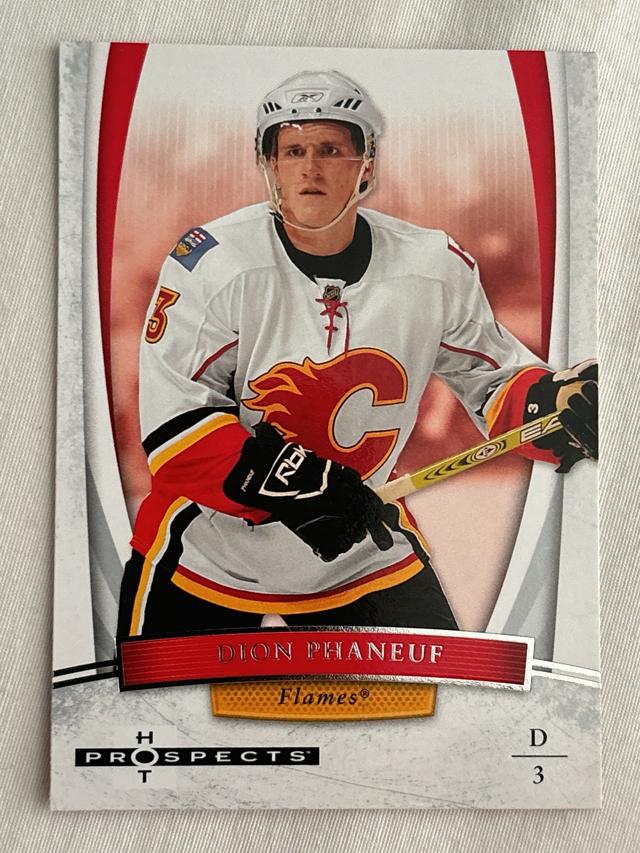 2007-08 Fleer Hot Prospects Hockey Dion Phaneuf ﻿Base #24