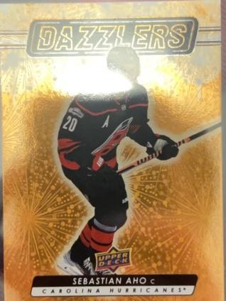 2023-24 Upper Deck Series 1 Sebastian Aho Dazzlers Blue Set #DZ-42