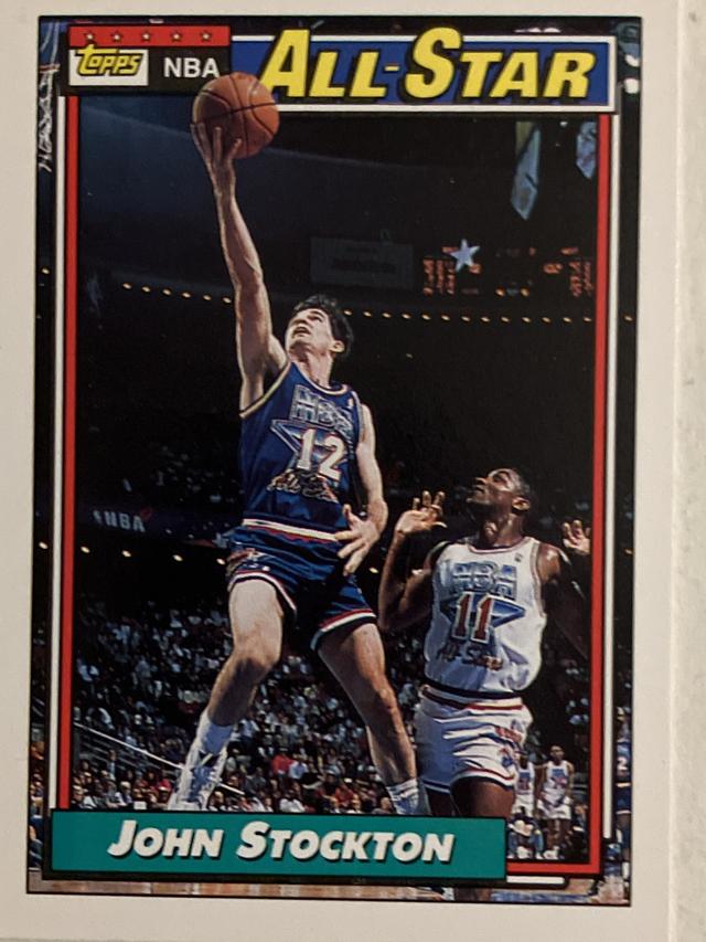 1992 Topps Basketball John Stockton ﻿All-Star #101