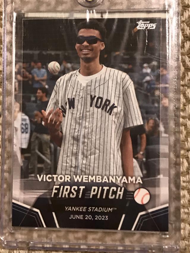 2024 Topps Series 2 Victor Wembanyama 2023 FIRST PITCH #FP-1