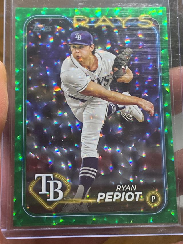 2024 Topps Series 2 Ryan Pepiot BASE SET Green Foil /499 #411