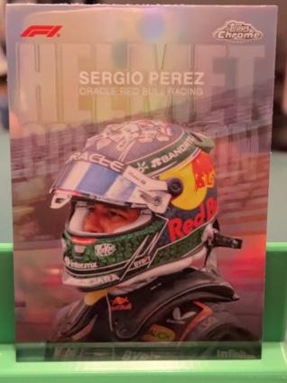 2024 Topps Chrome Formula 1 Sergio Perez Helmet Collection #HC-2