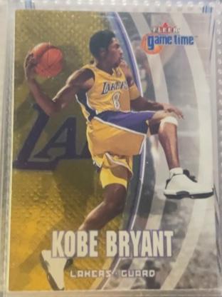 2000-01 Fleer Game Time Basketball Kobe Bryant ﻿Base #3