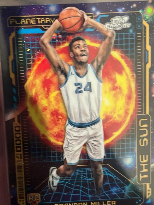 2023-24 Topps Cosmic Chrome Basketball Brandon Miller Planetary Pursuit