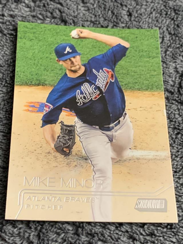 2015 Topps Stadium Club Mike Minor Base Set #122