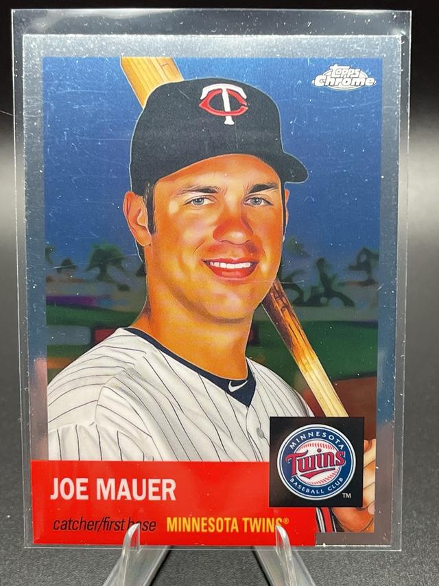 2022 Topps Chrome Platinum Joe Mauer ﻿Base Set #479