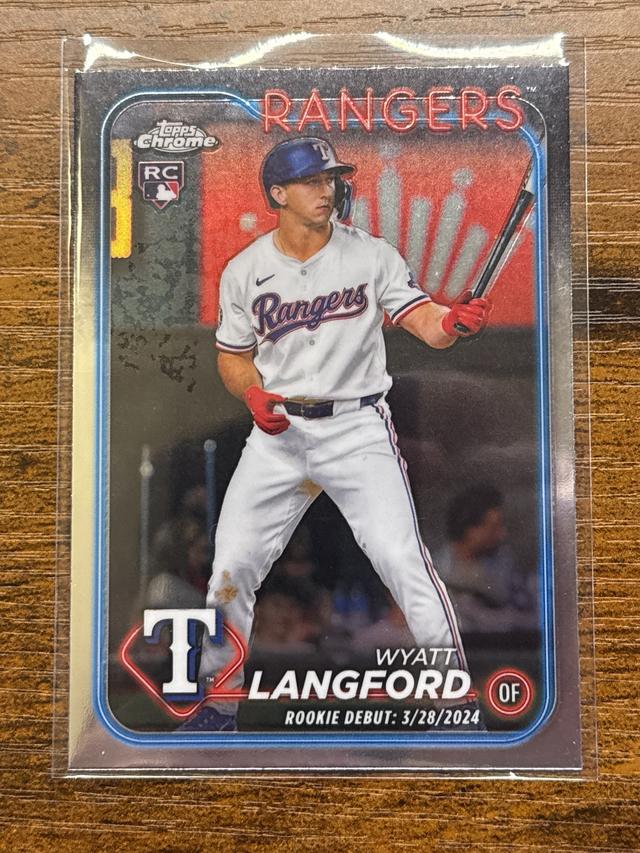 2024 Topps Chrome Update Wyatt Langford ﻿Base Set #USC37