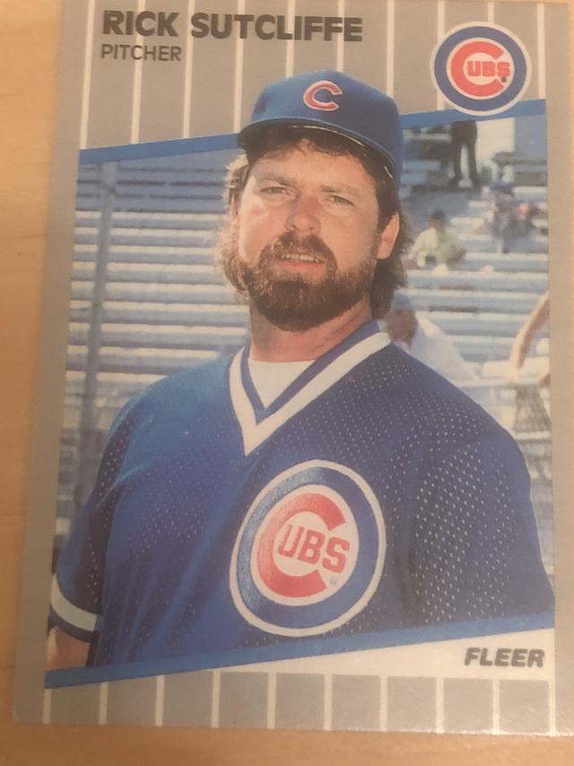 1989 Fleer Rick Sutcliffe ﻿Base #439