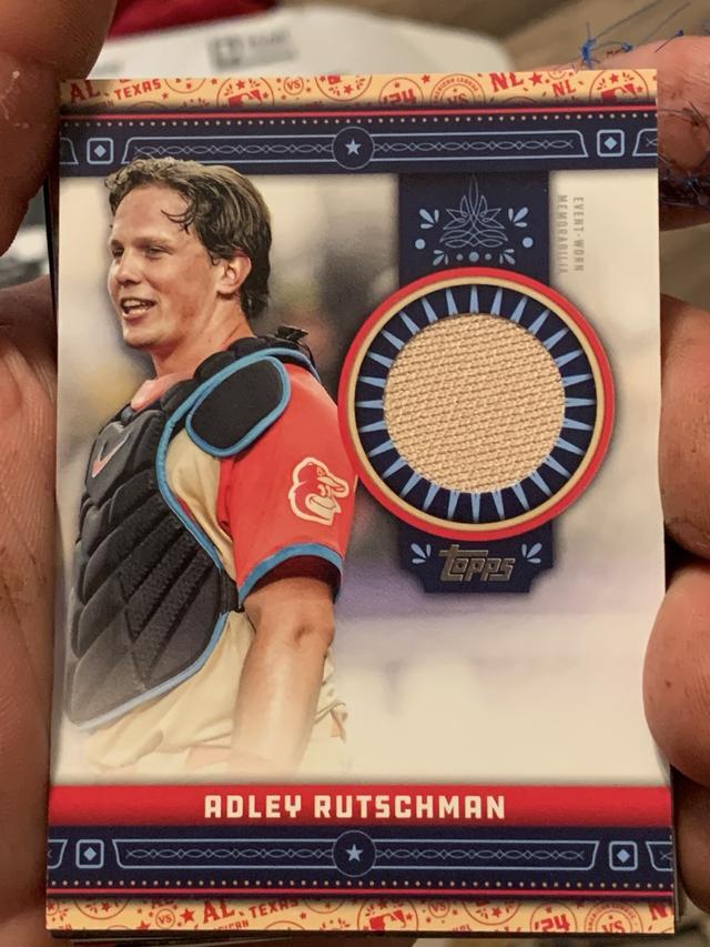 2024 Topps Update Series Adley Rutschman All-Star Stitches #ASR-AR