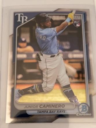 2024 Bowman Chrome Junior Caminero ﻿Base Set #56