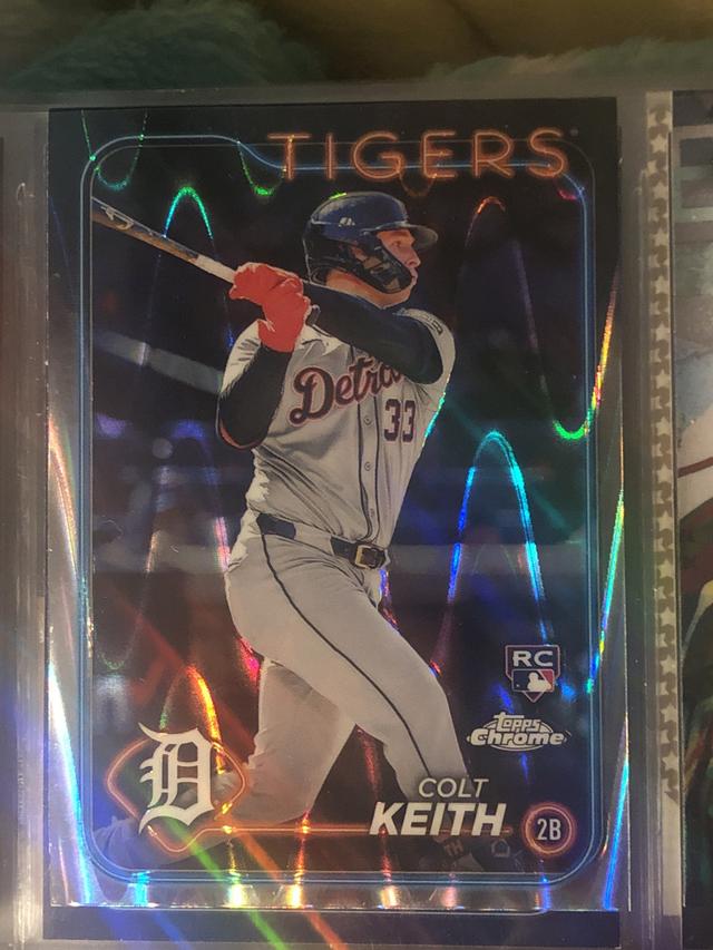 2024 Topps Chrome Colt Keith ﻿Base Set RayWave Refractors #2