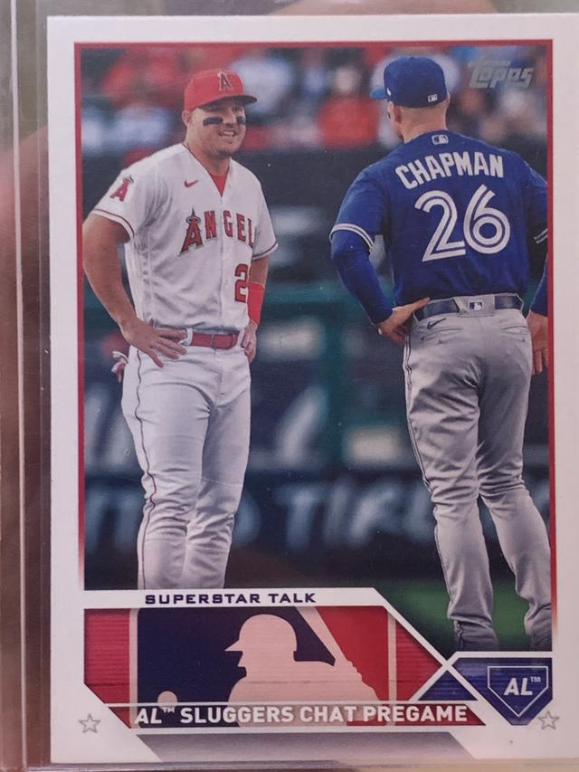 2023 Topps Update Series Matt Chapman, Mike Trout BASE SET #US313