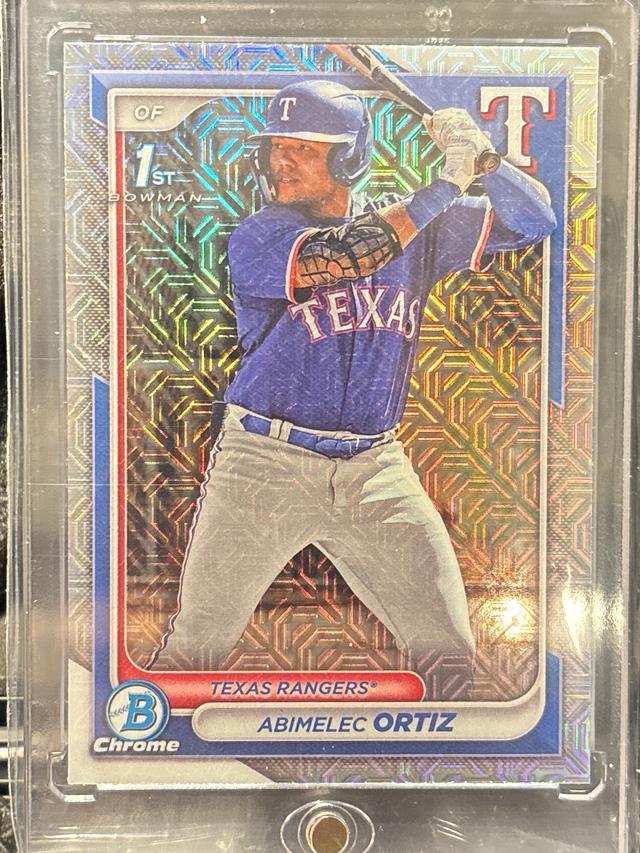 2024 Bowman Chrome Sapphire Abimelec Ortiz Orange /25 #BCP-16