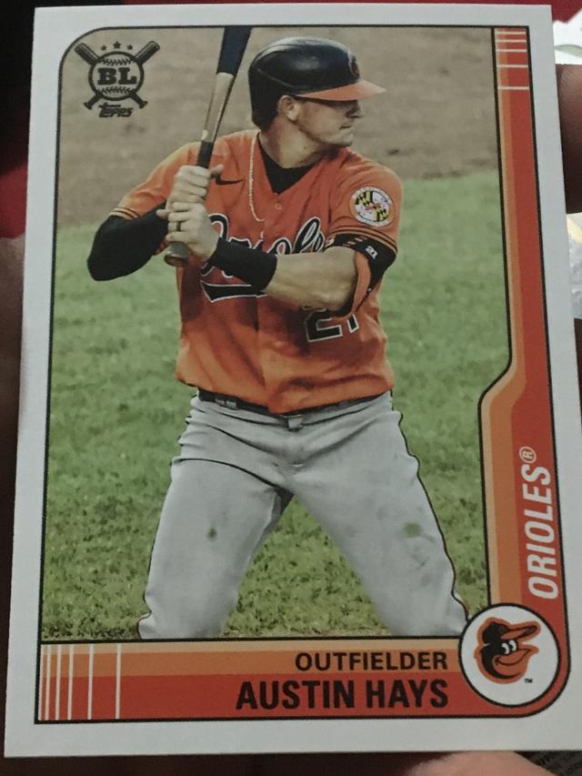 2021 Topps Big League Austin Hays ﻿Base Set #46