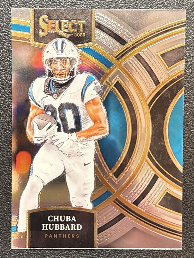 2024 Panini Select Football Chuba Hubbard Premier Level #191