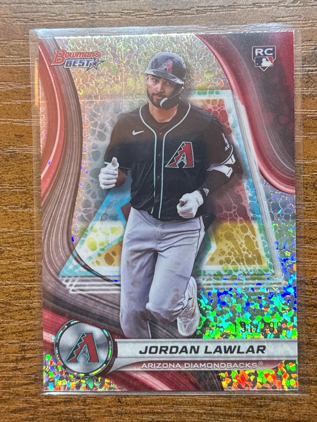 2024 Bowmans Best Jordan Lawlar Mini /299 #4 RC Dbacks