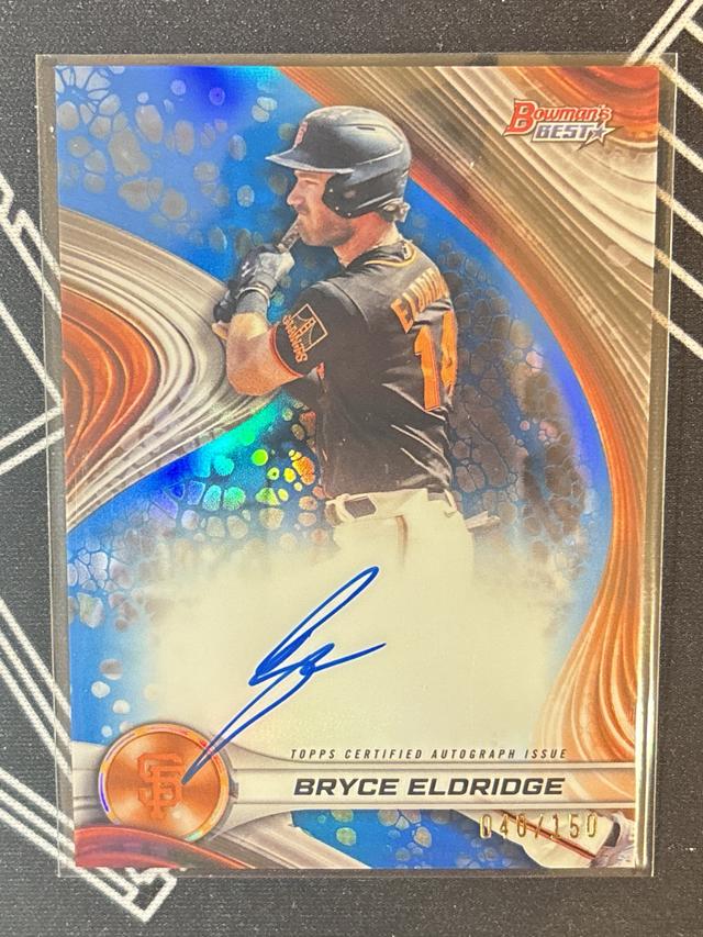 2024 Bowman’s Best Bryce Eldridge Auto Blue /150 #B24-BE San Francisco Giants