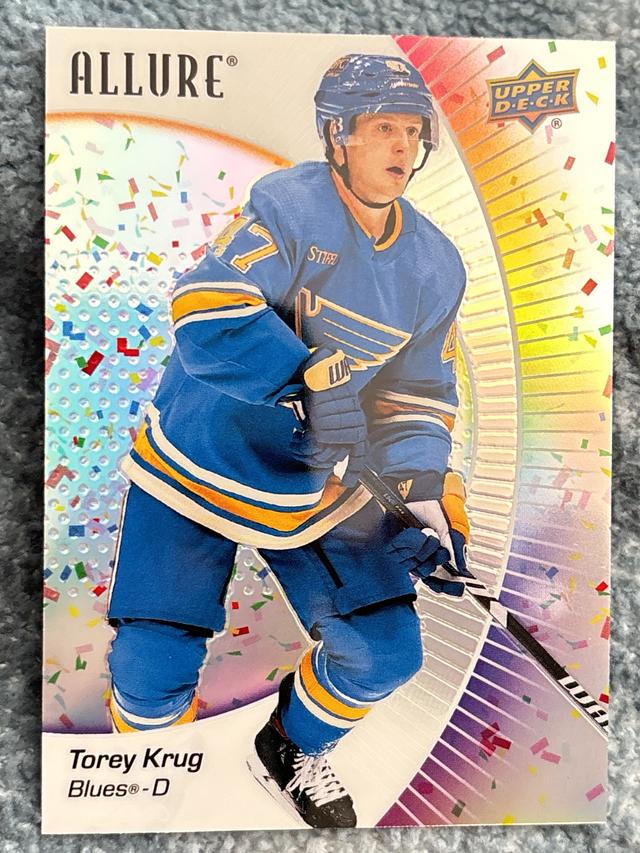 2023-24 Upper Deck Allure Torey Krug ﻿Base Set Confetti #44