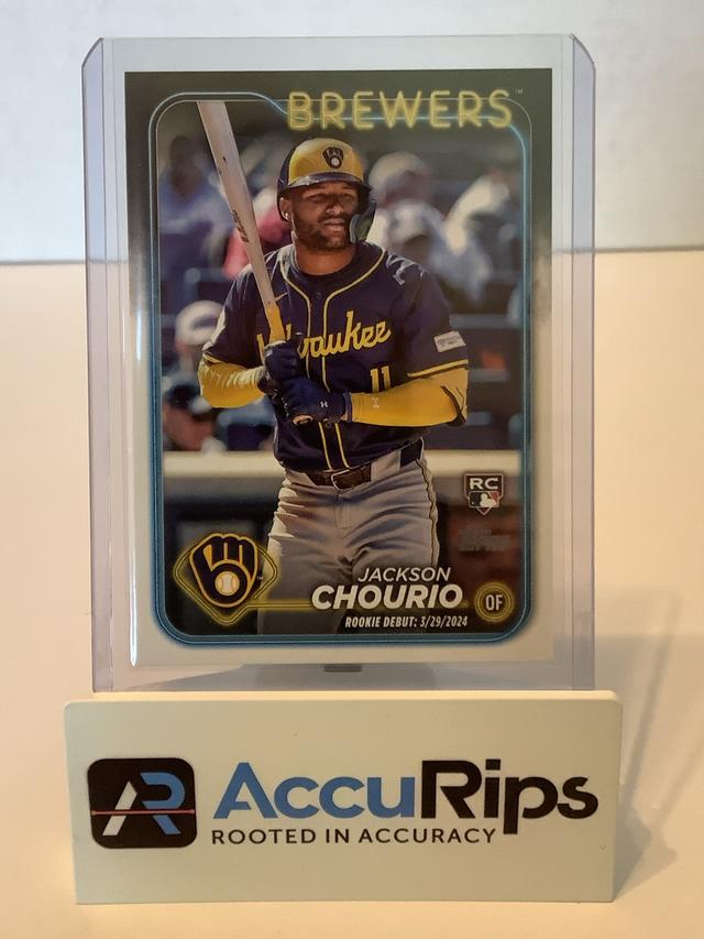 2024 Topps Update Jackson Chourio ﻿Rookie RC #US155