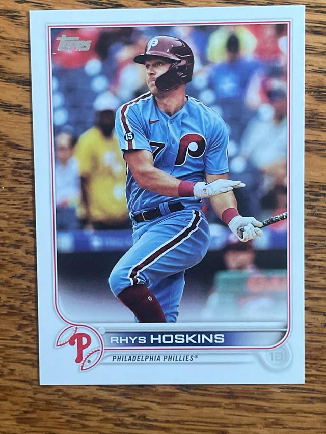 2022 Topps Series 2 Rhys Hoskins BASE #523