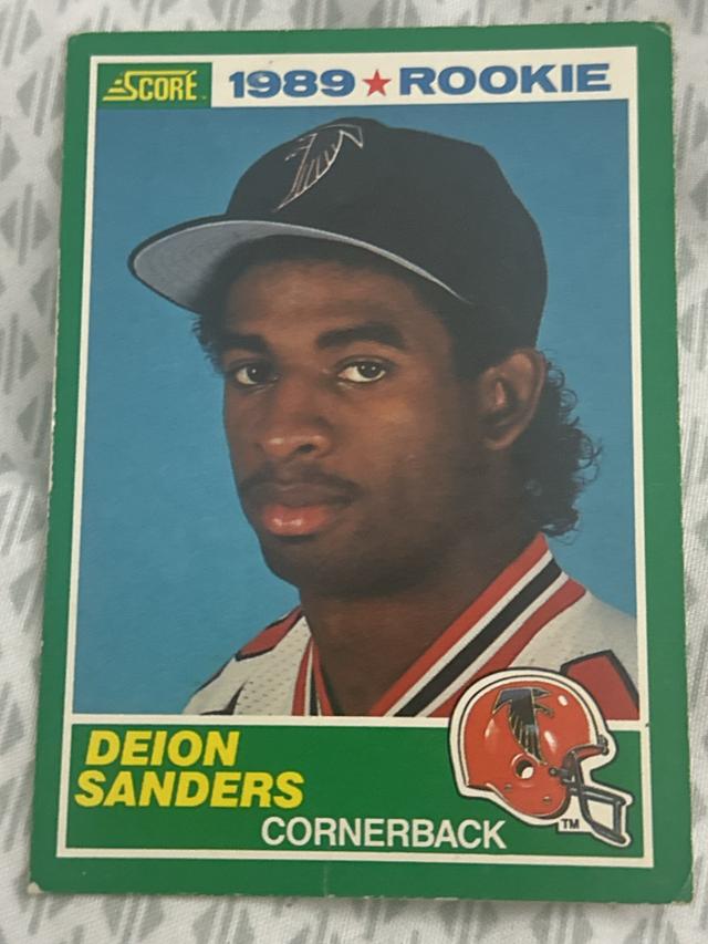 1989 Score Football Deion Sanders Base Set #246