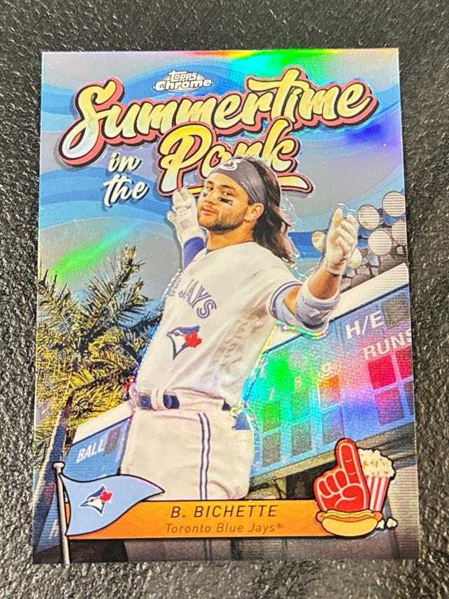 2024 Topps Chrome Bo Bichette Summertime in the Park Checklist #SITP-6