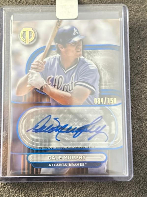 2024 Topps Tribute Dale Murphy TRIBUTE AUTOGRAPHS Blue /150 #TA-DMU