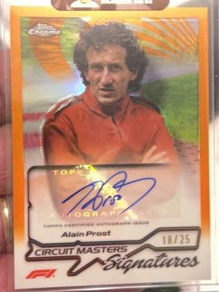 2024 Topps Chrome Formula 1 Alain Prost Circuit Masters Signatures /25 #CMS-PRO