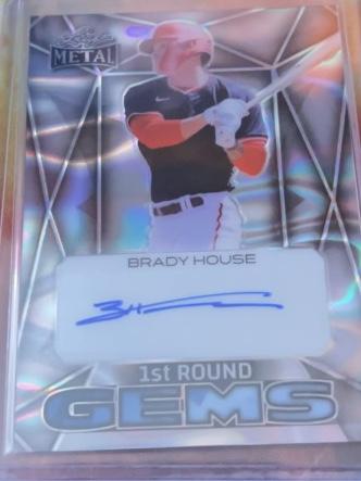 2024 Leaf Metal Brady House 1st Round Gems /25 #1RG-BH1