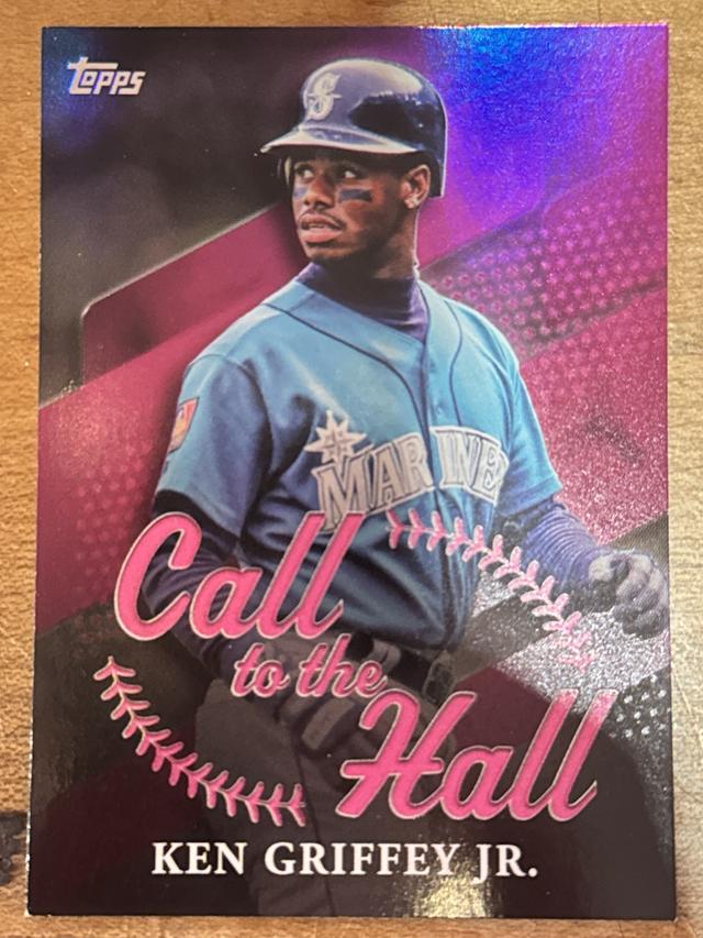 2025 Topps Series 1 Ken Griffey Jr. Call to the Hall Pink Foil #CTH-23