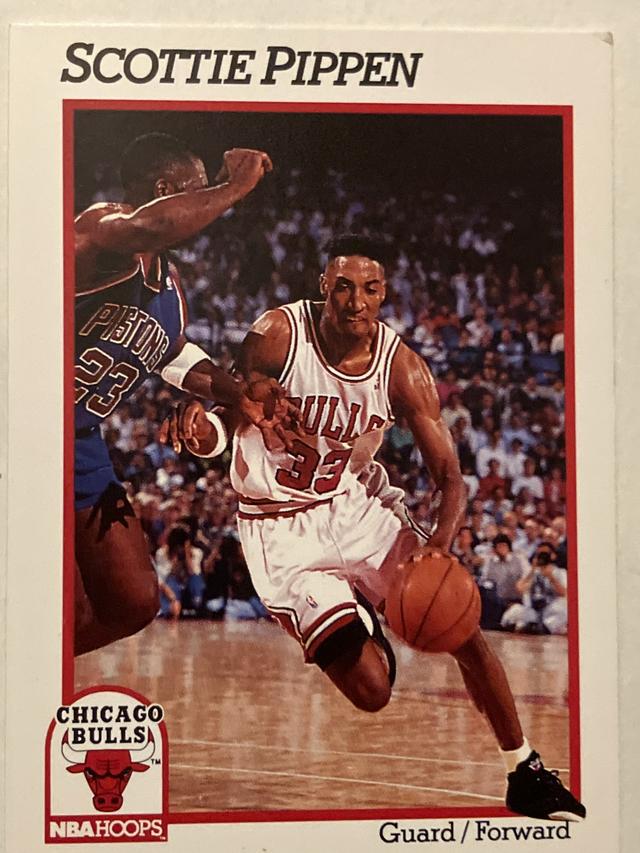 1991-92 NBA Hoops Basketball Scottie Pippen Series I #34