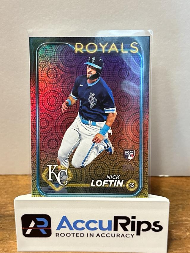 2024 Topps Series 2 Nick Loftin BASE SET Holiday Parallel #506