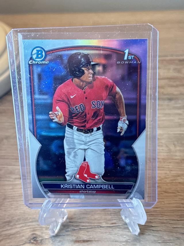 2023 Bowman Draft Kristian Campbell Bowman Chrome Refractor Parallel #BDC-125