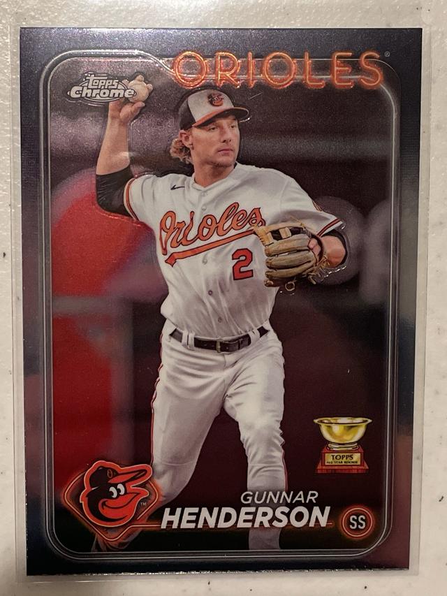 2024 Topps Chrome Gunnar Henderson ﻿Base Set #36