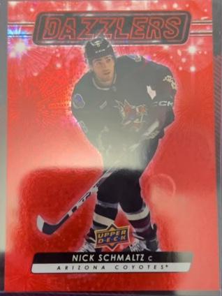 2023-24 Upper Deck Series 1 Nick Schmaltz Dazzlers Blue Set #DZ-20