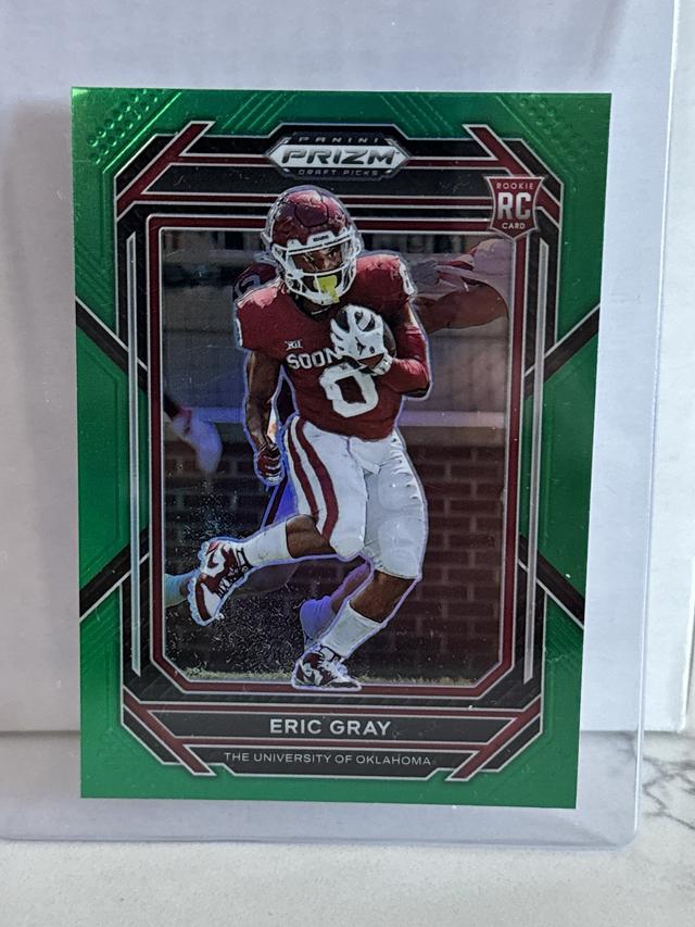 2023 Panini Prizm Draft Picks Football Eric Gray Base Set #132