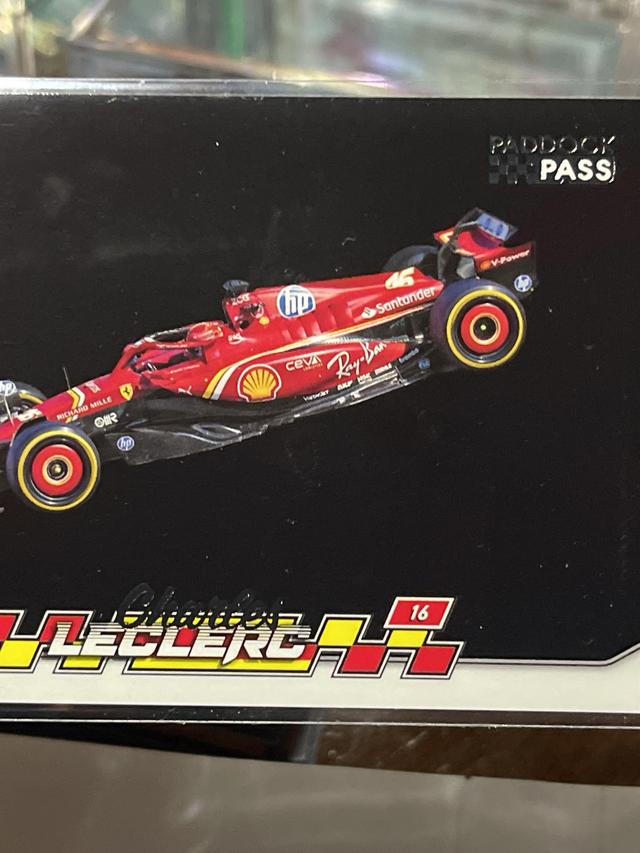 2024 Topps Paddock Pass Formula 1 Charles Leclerc F1 Car Black Foil #33