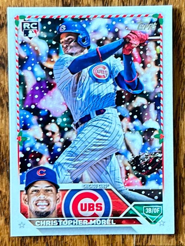 2023 Topps Holiday Christopher Morel BASE CARDS #H86