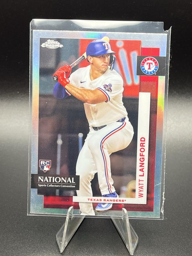 2024 Topps National Wyatt Langford ﻿Topps Chrome Baseball Base Set #MLB-11