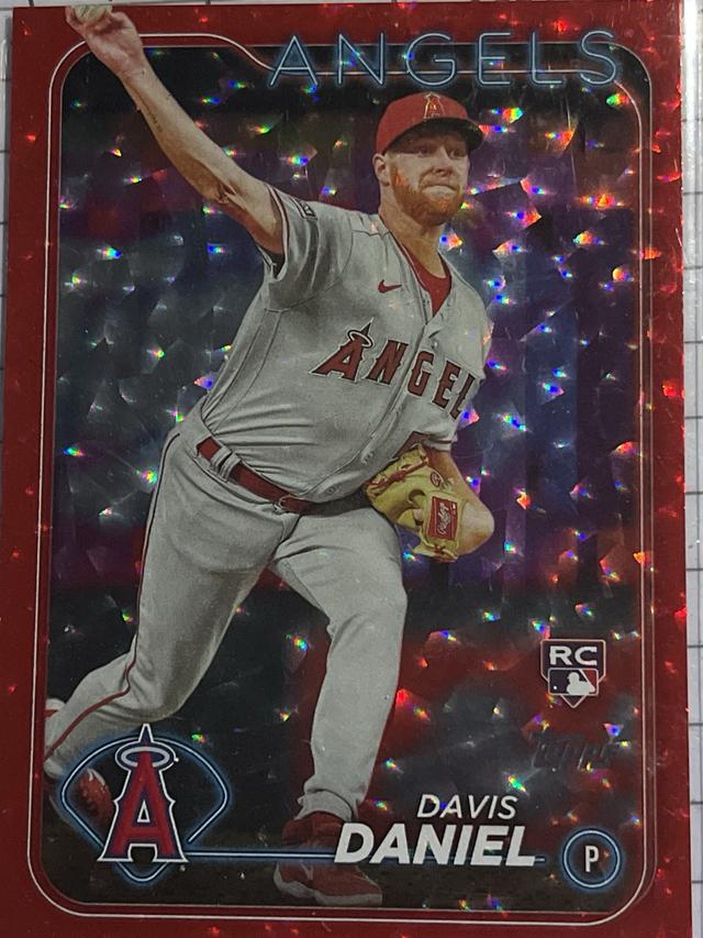 2024 Topps Series 2 Davis Daniel BASE SET Red Foil /199 #592