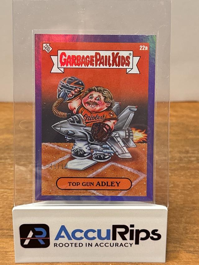 2023 Topps Garbage Pail Kids x MLB Series 3 Top Gun ADLEY, Baltimore Orioles