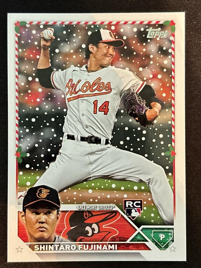 2023 Topps Holiday Shintaro Fujinami BASE CARDS #H41