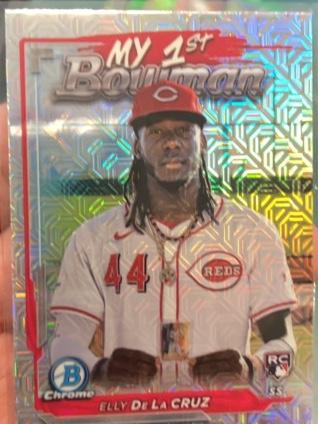 2024 Bowman Chrome Mega Box Elly De La Cruz MY 1ST BOWMAN #M1B-2