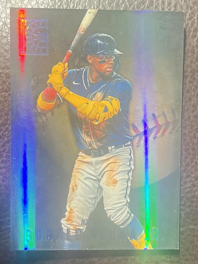 2022 Panini Capstone Ronald Acuna Jr. Base Set Blue #1