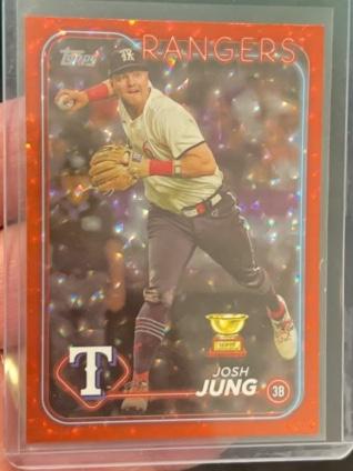 2024 Topps Series 2 Josh Jung BASE SET Red Foil /199 #620