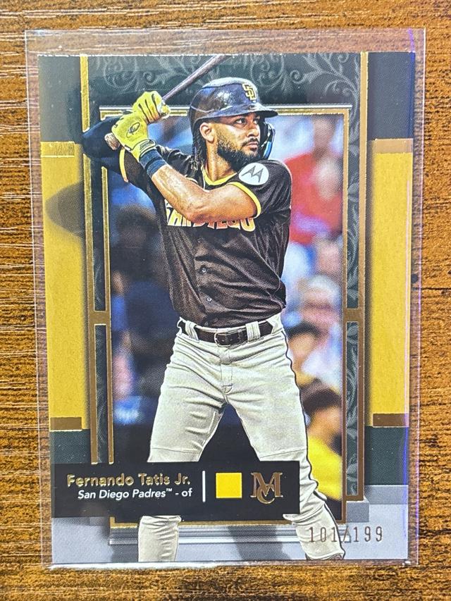 2024 Topps Museum Collection Fernando Tatis Jr. ﻿Gold /199 #73 San Diego Padres